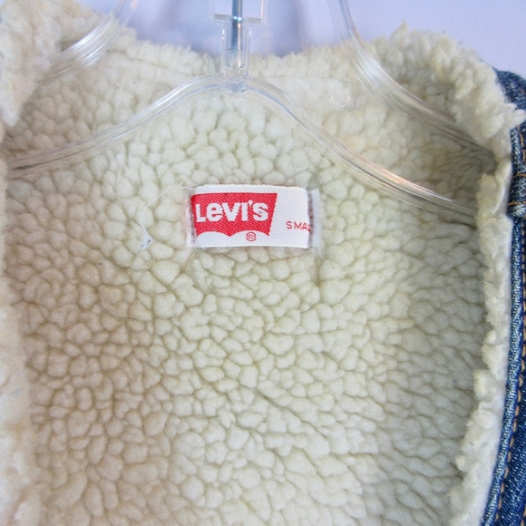 Vintage 1970's Levis Denim Vest, Sz S / M - Picture 7 of 7